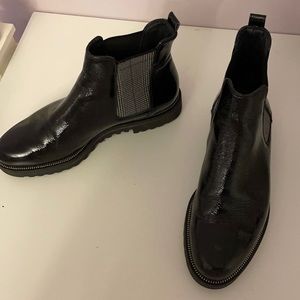Paul Green black ankle booties